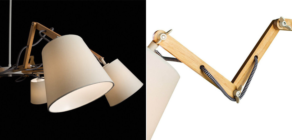 Люстра Woodland Pendant 8 White