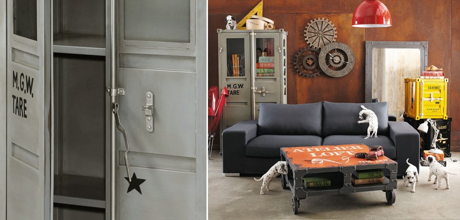 Шкаф-витрина Sea Container M.G.W.