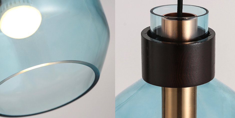 Подвесной светильник Miami Blue glass