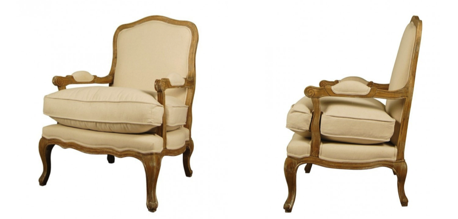 Кресло French Provence ArmChair Shebbi Light