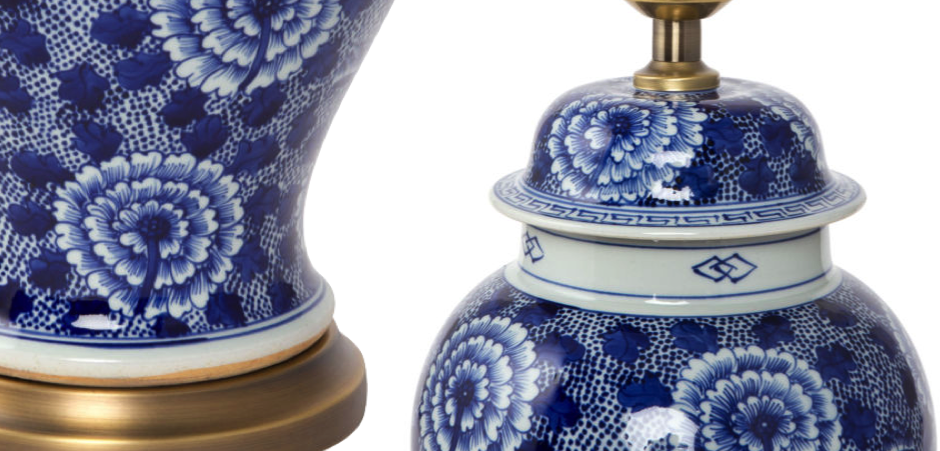 Настольная лампа Porcelain Flowers