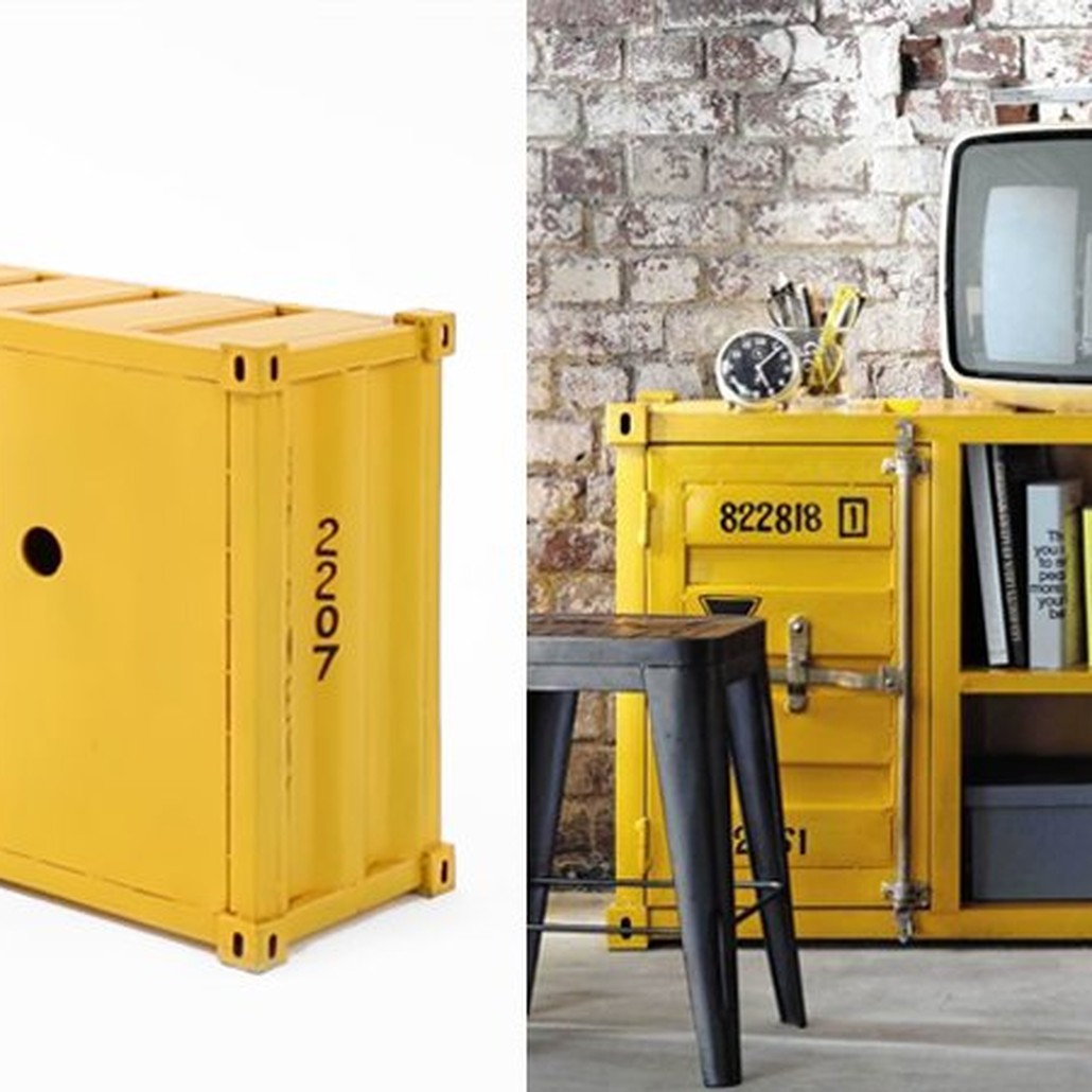 ТВ тумба Loft TV container Red