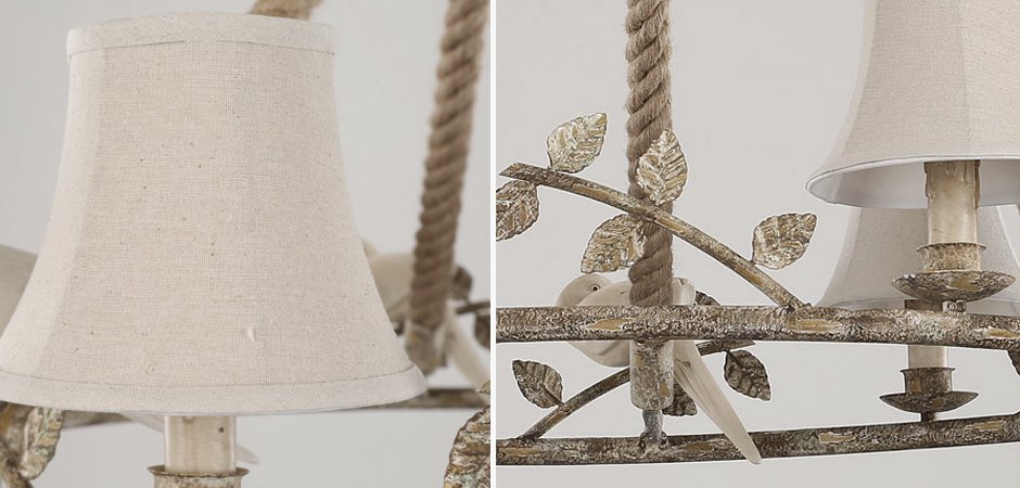 Люстра Norman Bird Forest Patina 9