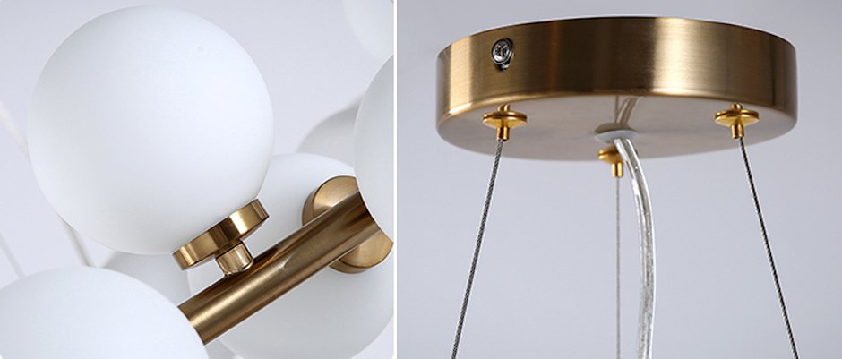 Люстра Milk Bubble Round Chandelier