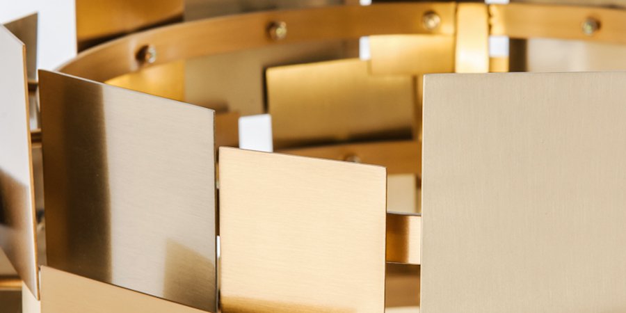 Настольная лампа Gold Plate Table Lamp