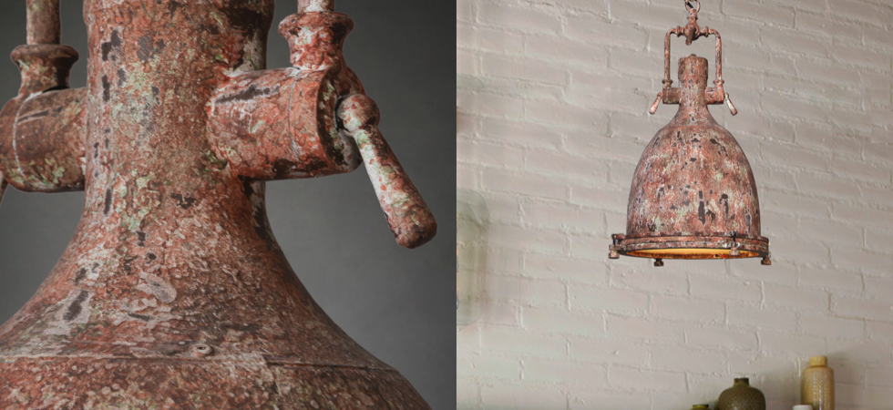 Светильник Copper Industrial Pendant Light Postapokalipsis