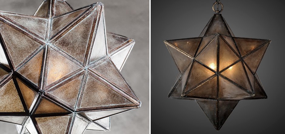 Подвесной светильник Star frosted glass