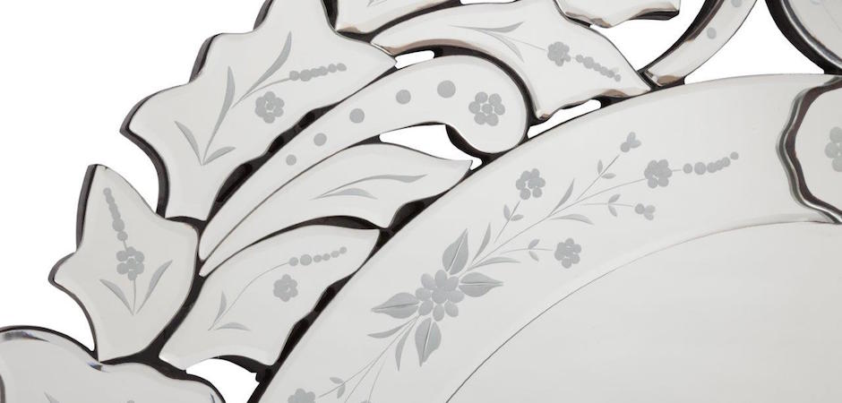 Зеркало Silver Plate Venetian Mirror