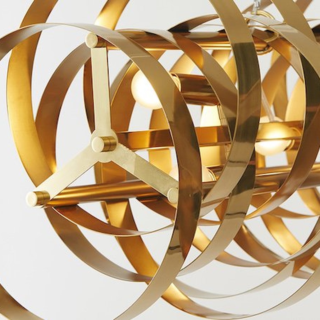 Люстра Brass Belts Chandelier