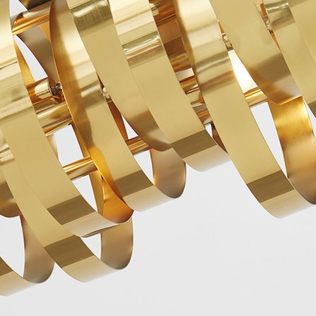 Люстра Brass Belts Chandelier