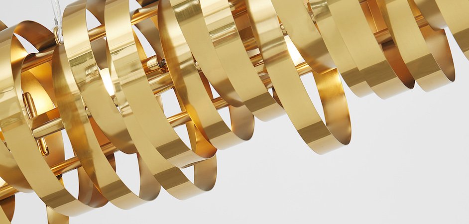 Люстра Brass Belts Chandelier