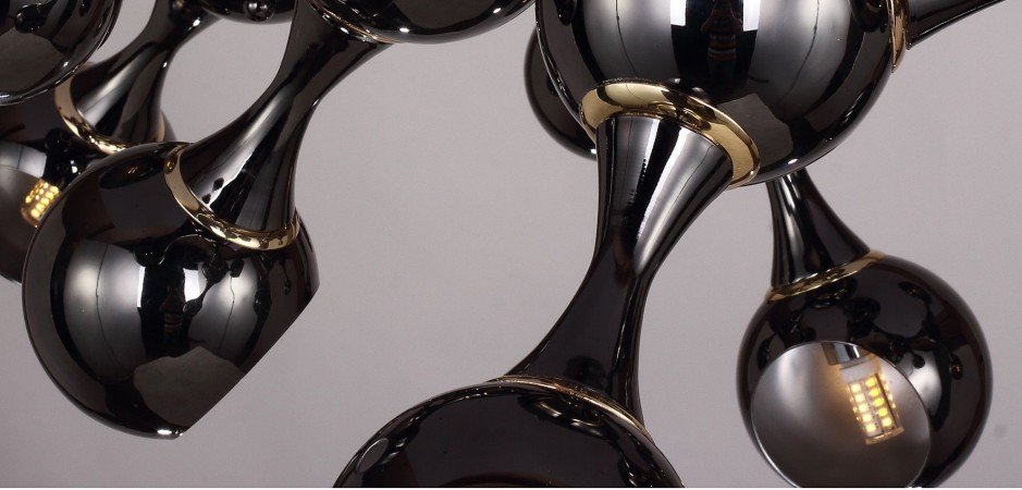 Потолочный светильник Chemical Light Top 9 Black