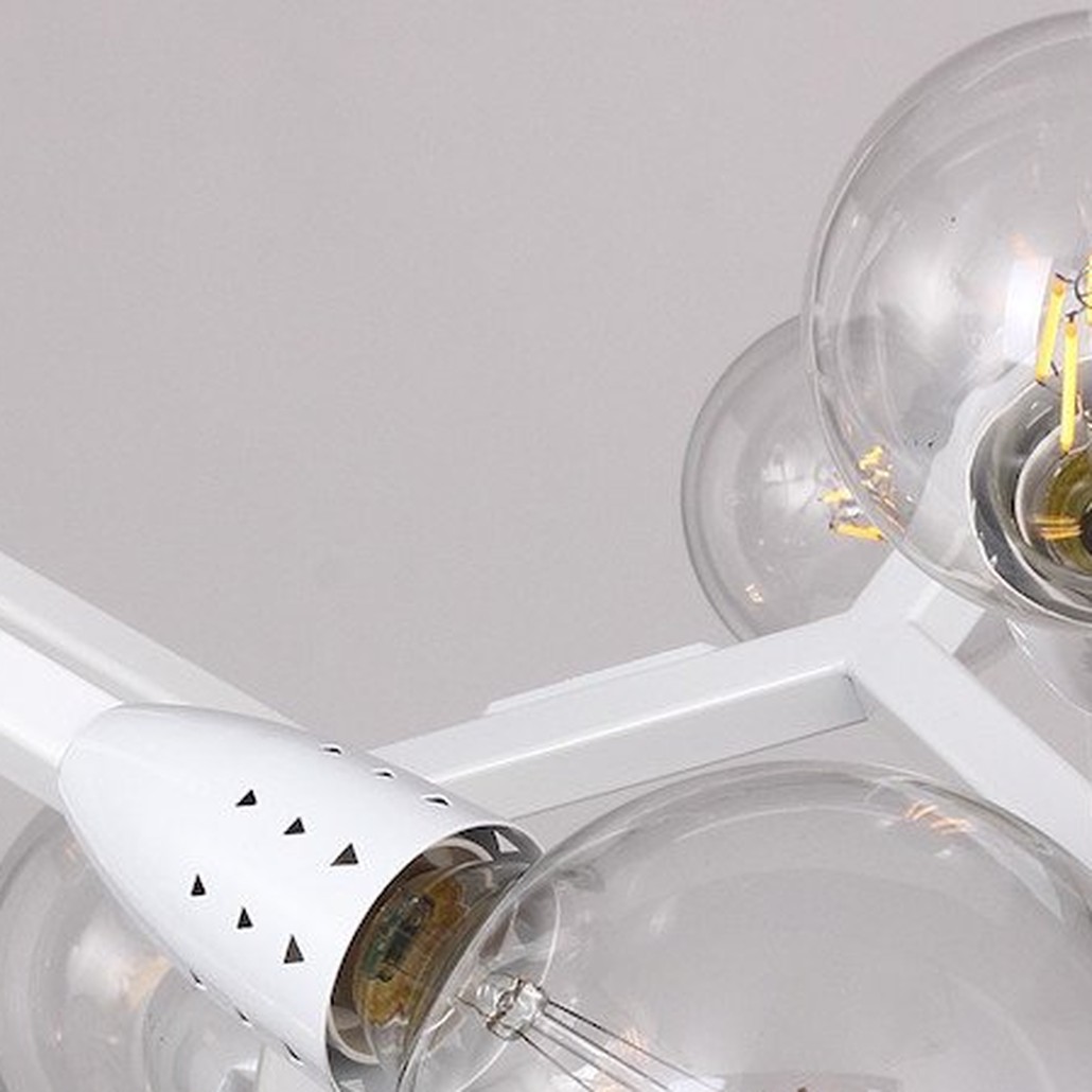 Люстра Polygon Chandelier 6 White