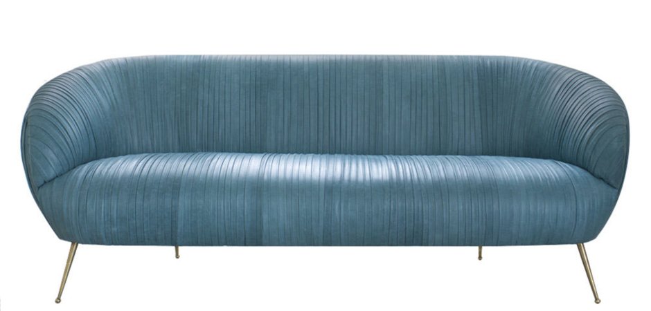 Софа Kelly Wearstler Souffle Settee Leather