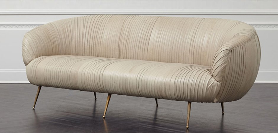 Софа Kelly Wearstler Souffle Settee Leather