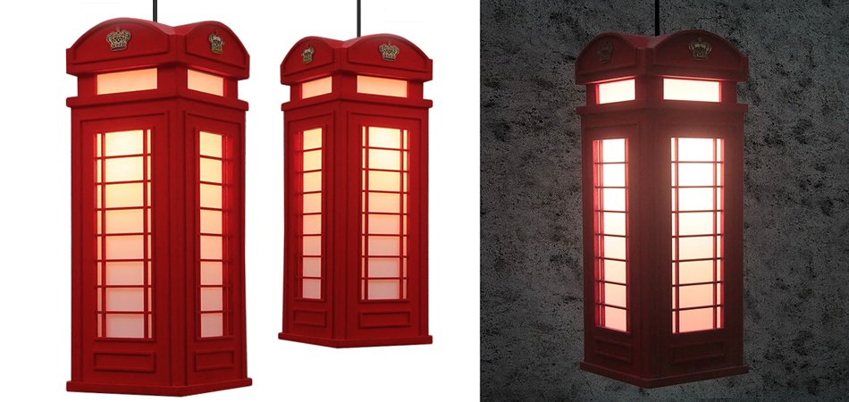 Подвесной светильник London Phone Booth Pendant