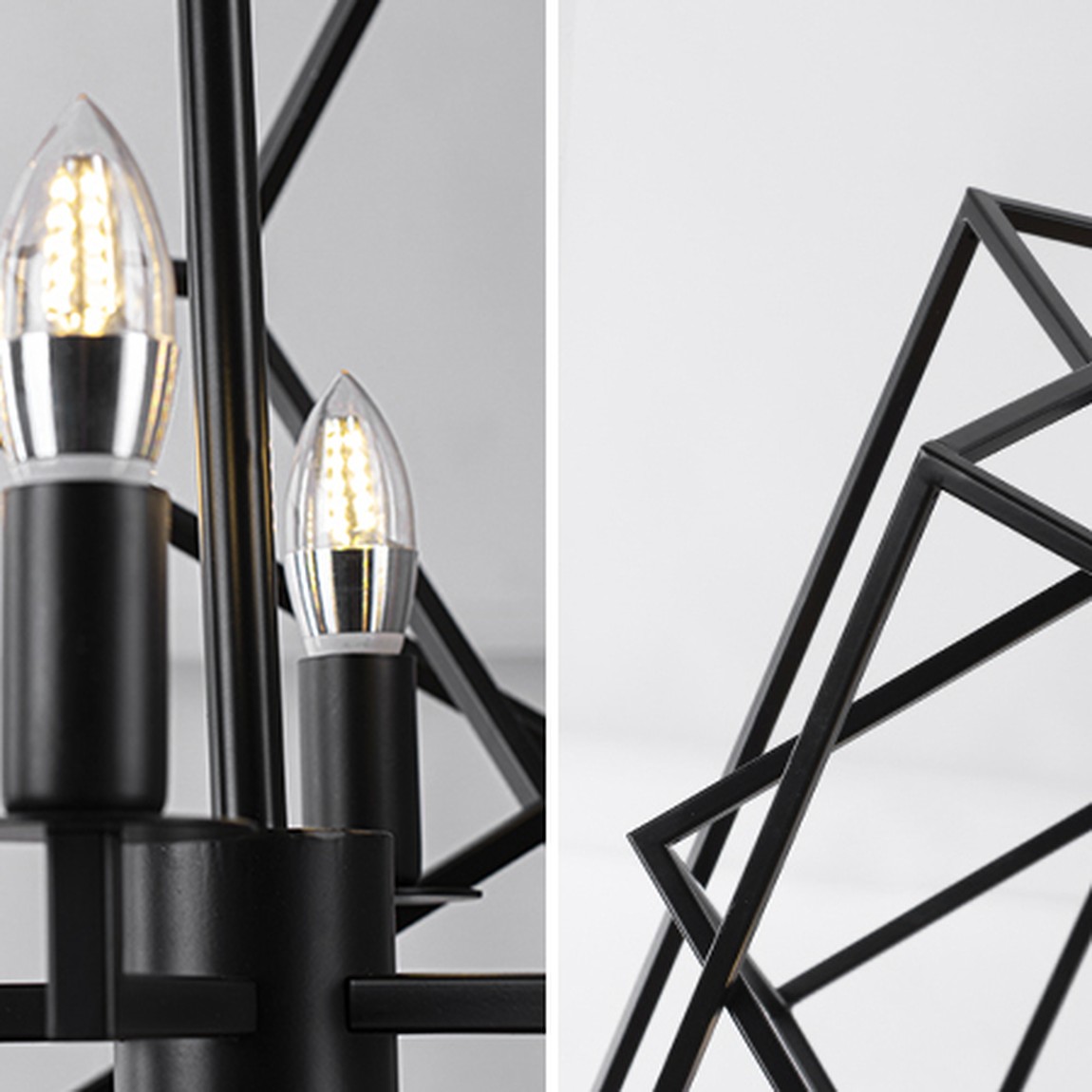 Люстра Cubist Small Chandelier Black