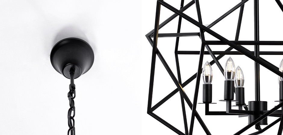 Люстра Cubist Small Chandelier Black