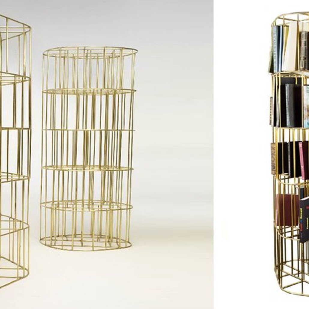Стеллаж CECCOTTI Bibliotheque Golden Сage