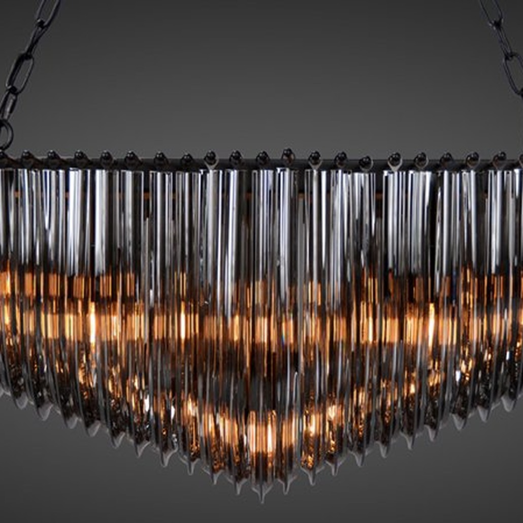 Люстра Retro Frozen Glass Chandelier 100