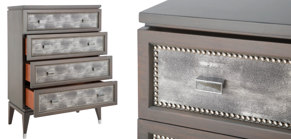 Комод в стиле неоклассика с 4-мя ящиками Ravenia 4 Серый