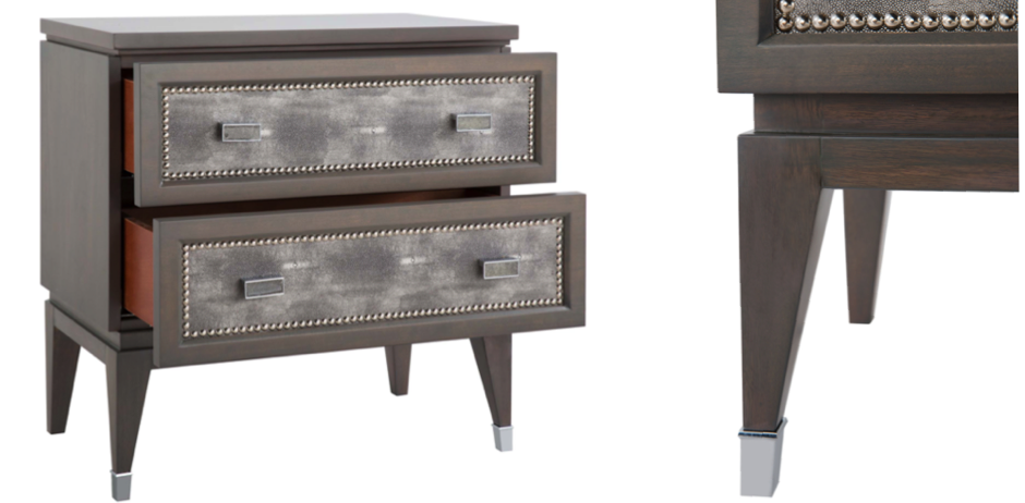 Тумба прикроватная  в стиле неоклассика с 2-мя ящиками Ravenia 2