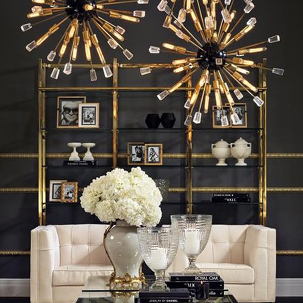 Люстра Eichholtz Tivoli Chandelier Brass S