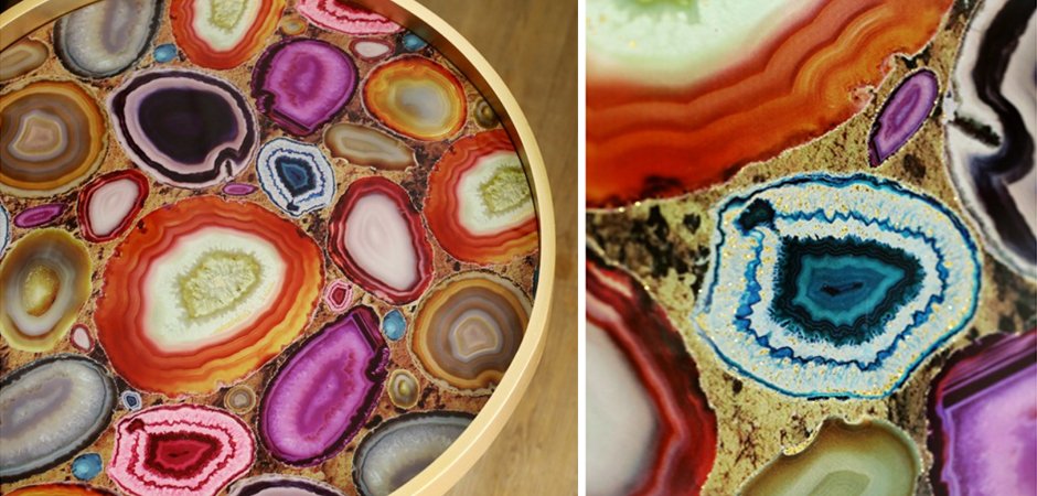 Журнальный стол Purple agate