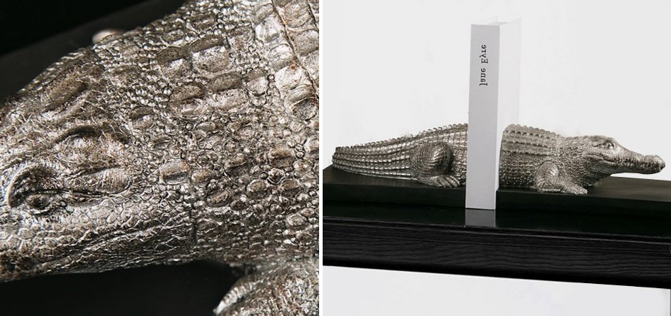 Держатель книг крокодил Crocodile