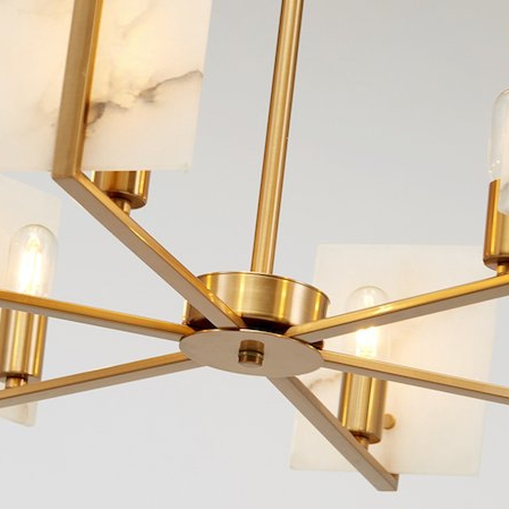 Люстра Marble square Chandelier