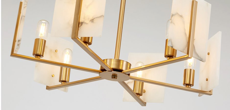 Люстра Marble square Chandelier