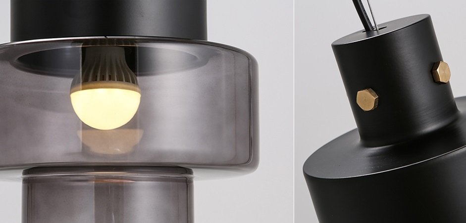 Подвесной светильник Luna Glass Pendant Dark