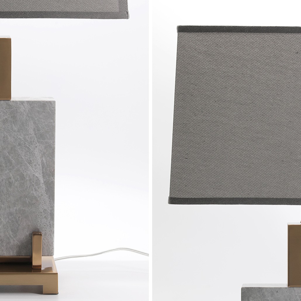 Настольная лампа Table lamp marble Grey