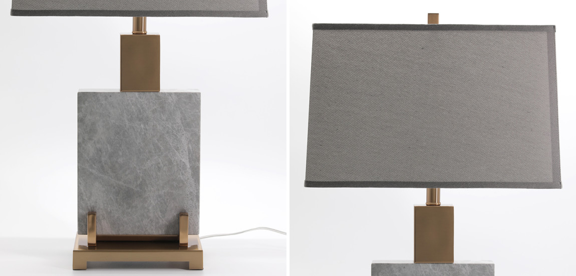 Настольная лампа Table lamp marble Grey