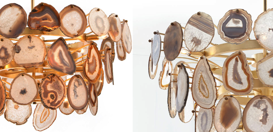 Люстра Agate Burst Chandelier 3 Round