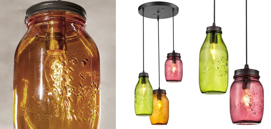 Подвесной светильник Dreamy Rustic Colorful Mason Pendant