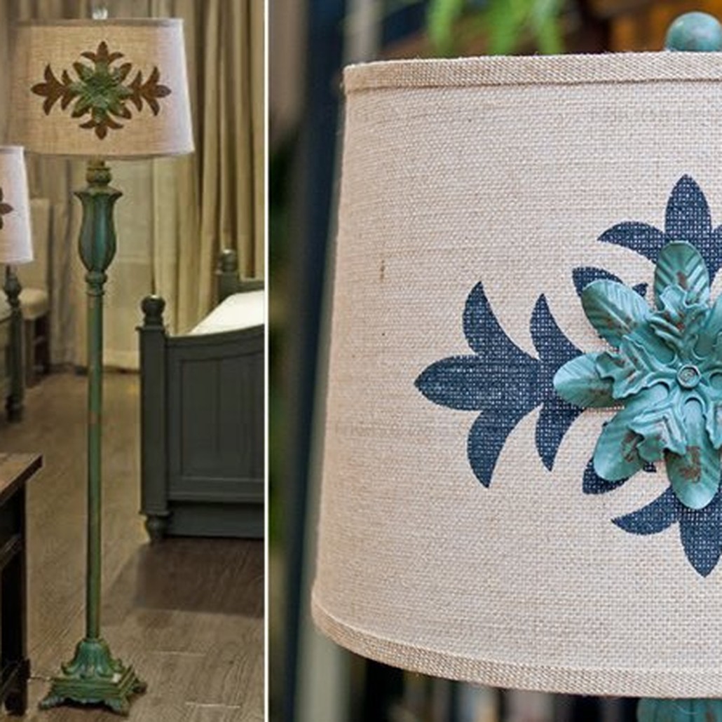 Настольная лампа Cross Ornament Provence table lamp
