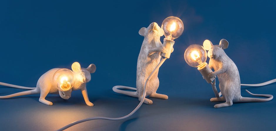 Настольная лампа Seletti Mouse