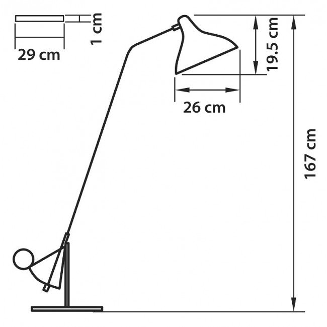 Торшер Lampara Floor Lamp