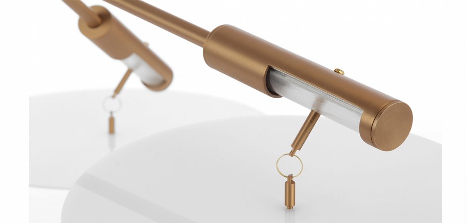 Люстра White Disc 11 ламп