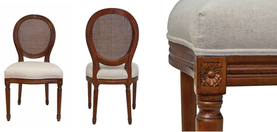 Стул French chairs Provence Beige rattan Chair