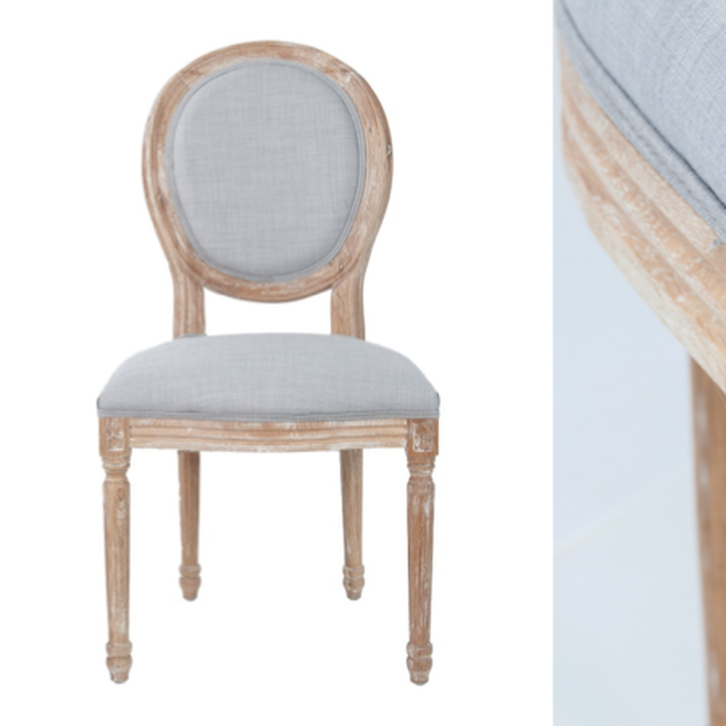 Стул French chairs Provence Light grey Chair