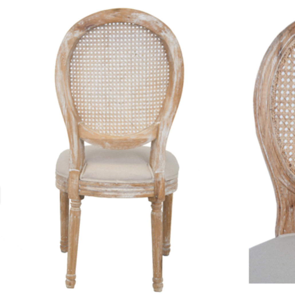 Стул French chairs Provence Beige Rattan 2 Chair