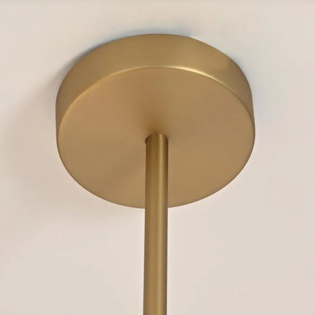 Люстра CANELLE Linear Chandelier 12 Modern Brass