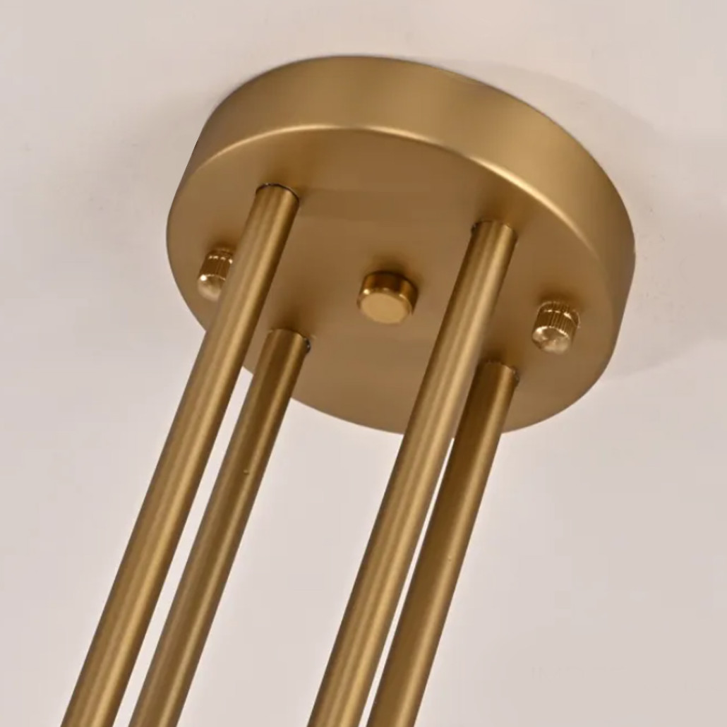 Люстра CANELLE Round Chandelier 8 Modern Brass