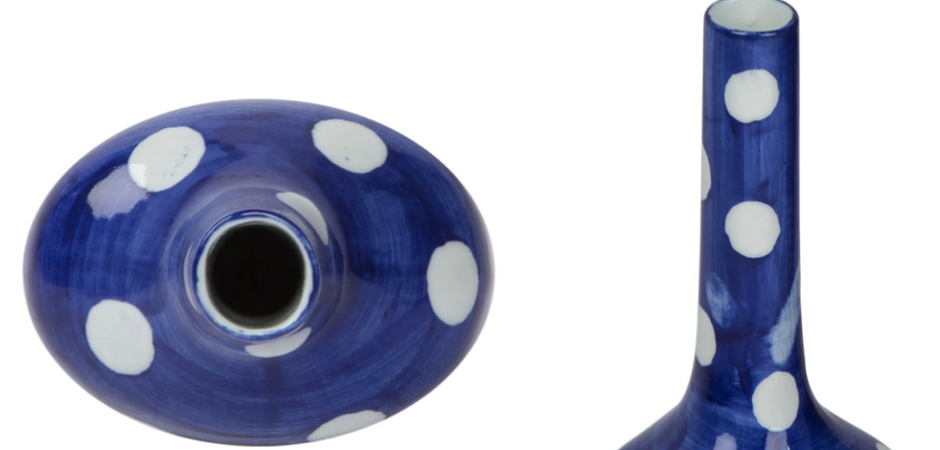 Ваза-бутылка blue & white ornament Point Bottle