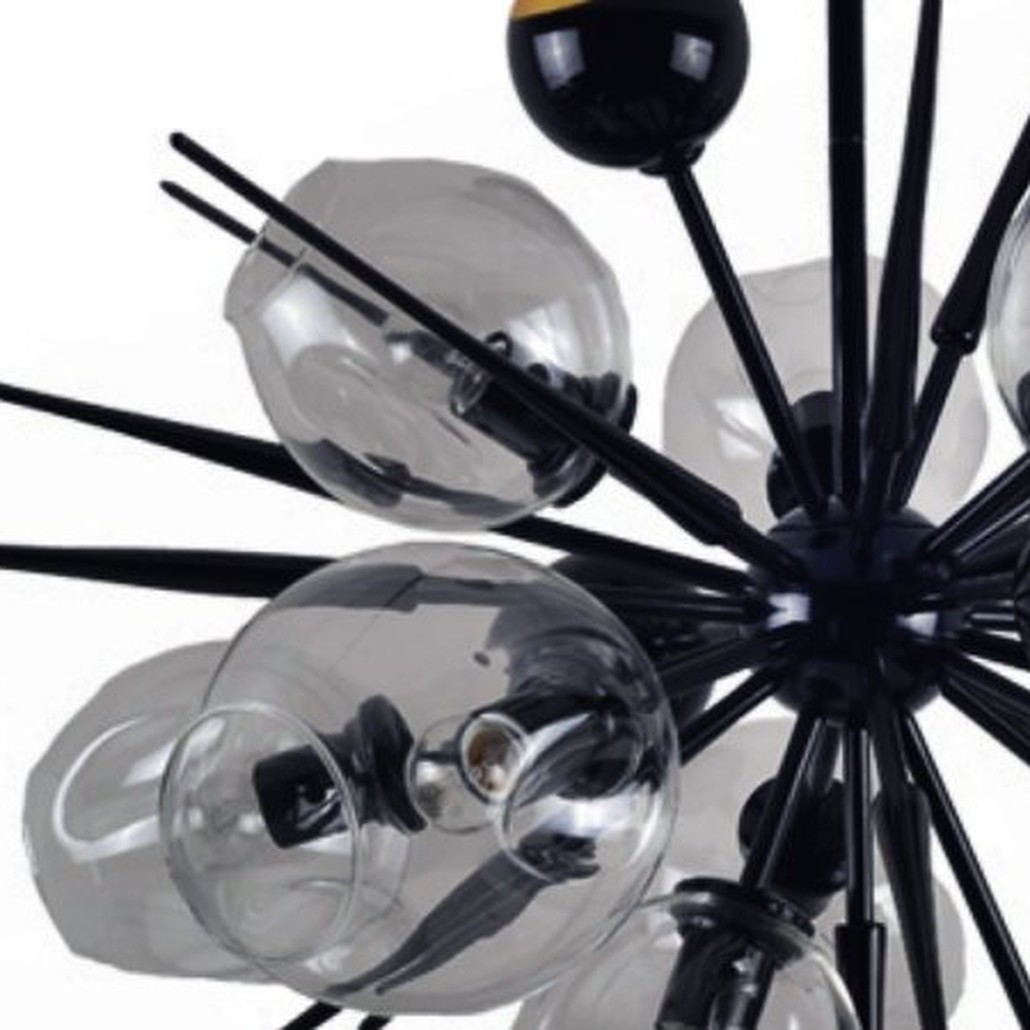 Люстра Boom Bubble Black 10 плафонов