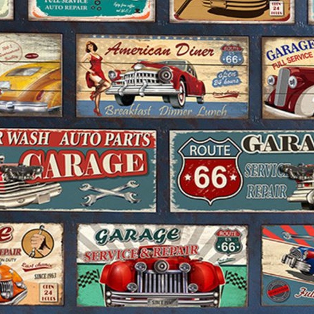 Комод металлический в стиле лофт Loft Retro Car