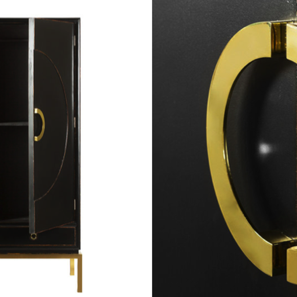 Шкаф China Rack Black