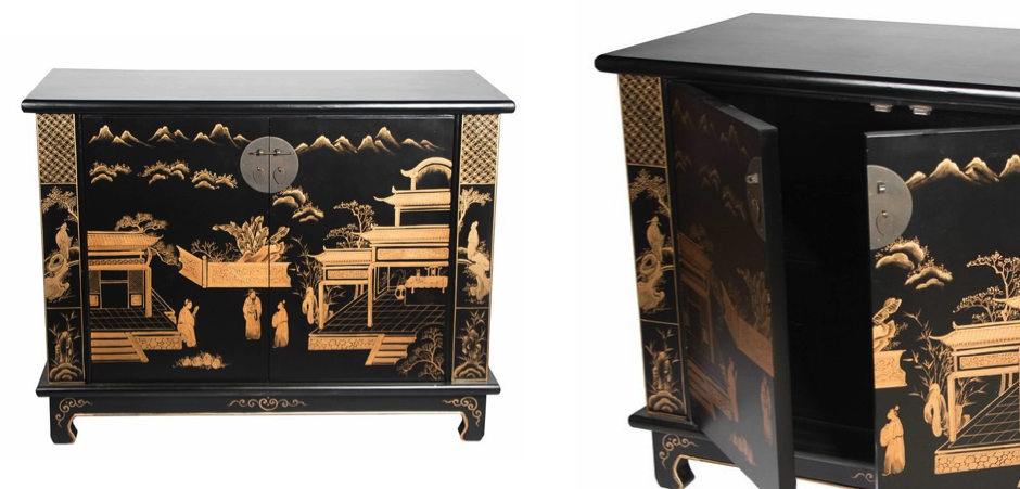 Комод в стиле Шинуазри Chinese History Comode